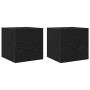 Gabinetes de TV Montados en la Pared  2 pcs Negro Roble 30,5x30x30 cm | Foro24.es | Tu tienda online para hogar, jardín y más Foro24.es