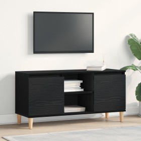 Comprar Mueble de TV con patas de madera color