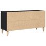Mueble de TV  con patas de madera color negro roble 102x35x50 cm | Foro24.es | Tu tienda online para hogar, jardín y más Foro24.es