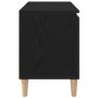 Mueble de TV  con patas de madera color negro roble 102x35x50 cm | Foro24.es | Tu tienda online para hogar, jardín y más Foro24.es