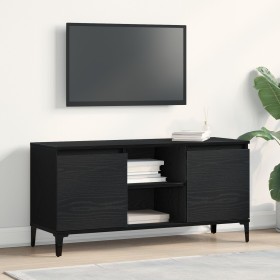 Mueble de TV Negro Roble 102x35x50 cm Madera de calidad de , Muebles TV - Ref: Foro24-862585, Precio: 88,14 €, Descuento: -5%%