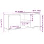 Mueble de TV  con patas de madera color negro roble 102x35x50 cm | Foro24.es | Tu tienda online para hogar, jardín y más Foro24.es
