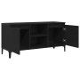 Mueble de TV Negro Roble 102x35x50 cm Madera de calidad de , Muebles TV - Ref: Foro24-862585, Precio: 88,14 €, Descuento: -5%%