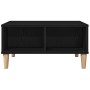 Mesa de Café en Negro y Roble, 60x60x30 cm, de Madera de Ingeniería de , Mesas de centro - Ref: Foro24-862586, Precio: 57,43 ...