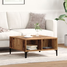 mesa de café de madera antigua 60x60x30 cm de madera de ingeniería de , Mesas de centro - Ref: Foro24-862587, Precio: 57,23 €...