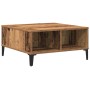 mesa de café de madera antigua 60x60x30 cm de madera de ingeniería de , Mesas de centro - Ref: Foro24-862587, Precio: 57,23 €...