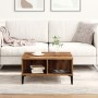 mesa de café de madera antigua 60x60x30 cm de madera de ingeniería de , Mesas de centro - Ref: Foro24-862587, Precio: 57,23 €...