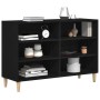 Aparador Negro Roble 103,5x35x70 cm en Madera Ingenierada de , Taquillas y armarios de almacenamiento - Ref: Foro24-862590, P...