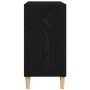 Aparador Negro Roble 103,5x35x70 cm en Madera Ingenierada de , Taquillas y armarios de almacenamiento - Ref: Foro24-862590, P...