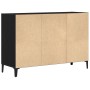 Mueble de almacenamiento Negro Roble 103,5x35x70 cm Madera elaborada de , Aparadores - Ref: Foro24-862591, Precio: 92,49 €, D...