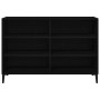 Mueble de almacenamiento Negro Roble 103,5x35x70 cm Madera elaborada de , Aparadores - Ref: Foro24-862591, Precio: 92,49 €, D...