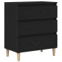 Aparador Negro Roble 60x35x70 cm Madera elaborada de , Aparadores - Ref: Foro24-862595, Precio: 90,65 €, Descuento: %