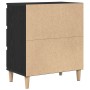 Aparador Negro Roble 60x35x70 cm Madera elaborada de , Aparadores - Ref: Foro24-862595, Precio: 90,65 €, Descuento: %