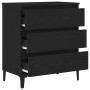 Aparador Negro Roble 60x35x70 cm Madera elaborada de , Aparadores - Ref: Foro24-862596, Precio: 87,75 €, Descuento: %