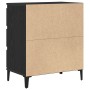 Aparador Negro Roble 60x35x70 cm Madera elaborada de , Aparadores - Ref: Foro24-862596, Precio: 87,75 €, Descuento: %