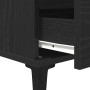 Aparador Negro Roble 60x35x70 cm Madera elaborada de , Aparadores - Ref: Foro24-862596, Precio: 87,75 €, Descuento: %