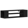 Mueble para TV de pared en roble negro, 100x30x26.5 cm, de madera compuesta de , Muebles TV - Ref: Foro24-862600, Precio: 50,...
