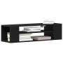 Mueble para TV de pared en roble negro, 100x30x26.5 cm, de madera compuesta de , Muebles TV - Ref: Foro24-862600, Precio: 50,...