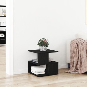 Comprar Mesa Auxiliar Negro Roble 40x40x40 cm