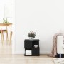 Mesa Auxiliar  Negro Roble 40x40x40 cm Madera Aglomerada | Foro24.es | Tu tienda online para hogar, jardín y más Foro24.es
