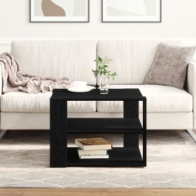 Comprar Mesa de Café Negro Roble 59,5x59,5x40 cm