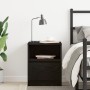 Mesa de Noche  Negra Roble 40x40x50 cm Madera | Foro24.es | Tu tienda online para hogar, jardín y más Foro24.es