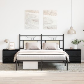 Comprar Gabinete de Noche Set de 2 Roble negro