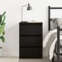 Cabecera de Noche Negro Roble 40x35x62,5 cm Madera Elaborada de , Mesitas de noche - Ref: Foro24-862613, Precio: 73,45 €, Des...