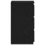 Cabecera de Noche Negro Roble 40x35x62,5 cm Madera Elaborada de , Mesitas de noche - Ref: Foro24-862613, Precio: 73,45 €, Des...