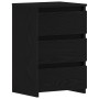 Mesas de Noche 2 pcs Negro Roble 40x35x62,5 cm Madera Ing. de , Mesitas de noche - Ref: Foro24-862614, Precio: 131,88 €, Desc...