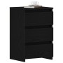Mesas de Noche 2 pcs Negro Roble 40x35x62,5 cm Madera Ing. de , Mesitas de noche - Ref: Foro24-862614, Precio: 131,88 €, Desc...