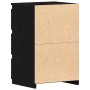 Mesas de Noche 2 pcs Negro Roble 40x35x62,5 cm Madera Ing. de , Mesitas de noche - Ref: Foro24-862614, Precio: 131,88 €, Desc...