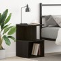 Mesita de Noche Negra de Roble 35x35x55 cm de Madera de , Mesitas de noche - Ref: Foro24-862617, Precio: 43,12 €, Descuento: %
