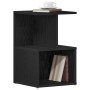 Mesita de Noche Negra de Roble 35x35x55 cm de Madera de , Mesitas de noche - Ref: Foro24-862617, Precio: 43,12 €, Descuento: %