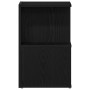 Mesita de Noche Negra de Roble 35x35x55 cm de Madera de , Mesitas de noche - Ref: Foro24-862617, Precio: 43,12 €, Descuento: %
