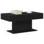 Mesa de Café Negra Roble 96x50x45 cm Madera de , Mesas de centro - Ref: Foro24-862624, Precio: 71,49 €, Descuento: %