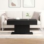 Mesa de Café Negra Roble 96x50x45 cm Madera de , Mesas de centro - Ref: Foro24-862624, Precio: 71,49 €, Descuento: %
