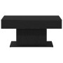 Mesa de Café Negra Roble 96x50x45 cm Madera de , Mesas de centro - Ref: Foro24-862624, Precio: 71,49 €, Descuento: %
