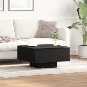 Mesa de café negra de roble 60x60x31,5 cm de madera ingenierizada de , Mesas de centro - Ref: Foro24-862626, Precio: 54,26 €,...