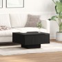 Mesa de café negra de roble 60x60x31,5 cm de madera ingenierizada de , Mesas de centro - Ref: Foro24-862626, Precio: 54,26 €,...
