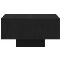 Mesa de café negra de roble 60x60x31,5 cm de madera ingenierizada de , Mesas de centro - Ref: Foro24-862626, Precio: 54,26 €,...