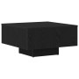 Mesa de café negra de roble 60x60x31,5 cm de madera ingenierizada de , Mesas de centro - Ref: Foro24-862626, Precio: 54,26 €,...