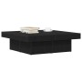 Mesa de café en negro y roble, 90x90x28 cm, hecha de madera de ingeniería de , Mesas de centro - Ref: Foro24-862628, Precio: ...