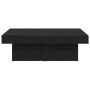 Mesa de café en negro y roble, 90x90x28 cm, hecha de madera de ingeniería de , Mesas de centro - Ref: Foro24-862628, Precio: ...