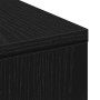 Mesa de café en negro y roble, 90x90x28 cm, hecha de madera de ingeniería de , Mesas de centro - Ref: Foro24-862628, Precio: ...