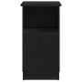 Mesa Auxiliar Negra de Roble 36x30x56 cm en Madera Elaborada de , Mesas auxiliares - Ref: Foro24-862630, Precio: 41,41 €, Des...
