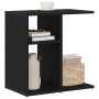 Mesa auxiliar  negra de roble 50x30x50 cm de madera ingeniera | Foro24.es | Tu tienda online para hogar, jardín y más Foro24.es