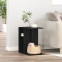 Mesa auxiliar  negra de roble 50x30x50 cm de madera ingeniera | Foro24.es | Tu tienda online para hogar, jardín y más Foro24.es