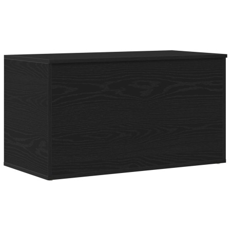 Cajón de almacenamiento Negro Roble 84x42x46 cm Madera de , Baúles de almacenamiento - Ref: Foro24-862633, Precio: 79,70 €, D...