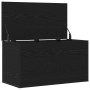 Cajón de almacenamiento Negro Roble 84x42x46 cm Madera de , Baúles de almacenamiento - Ref: Foro24-862633, Precio: 79,70 €, D...